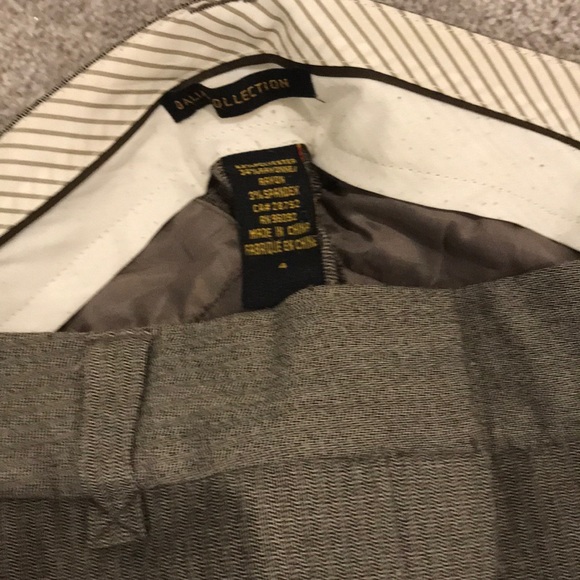 2 pairs of dress pants grey & brown - Picture 3 of 7